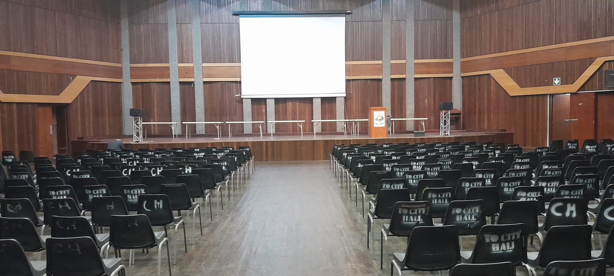 Community event services setup